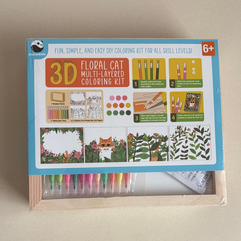 3D Coloring Kit - Picture 2 of 3